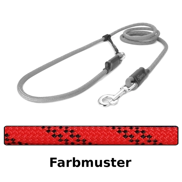 EASYLONG Hundeleine - L - 4m - rot rally